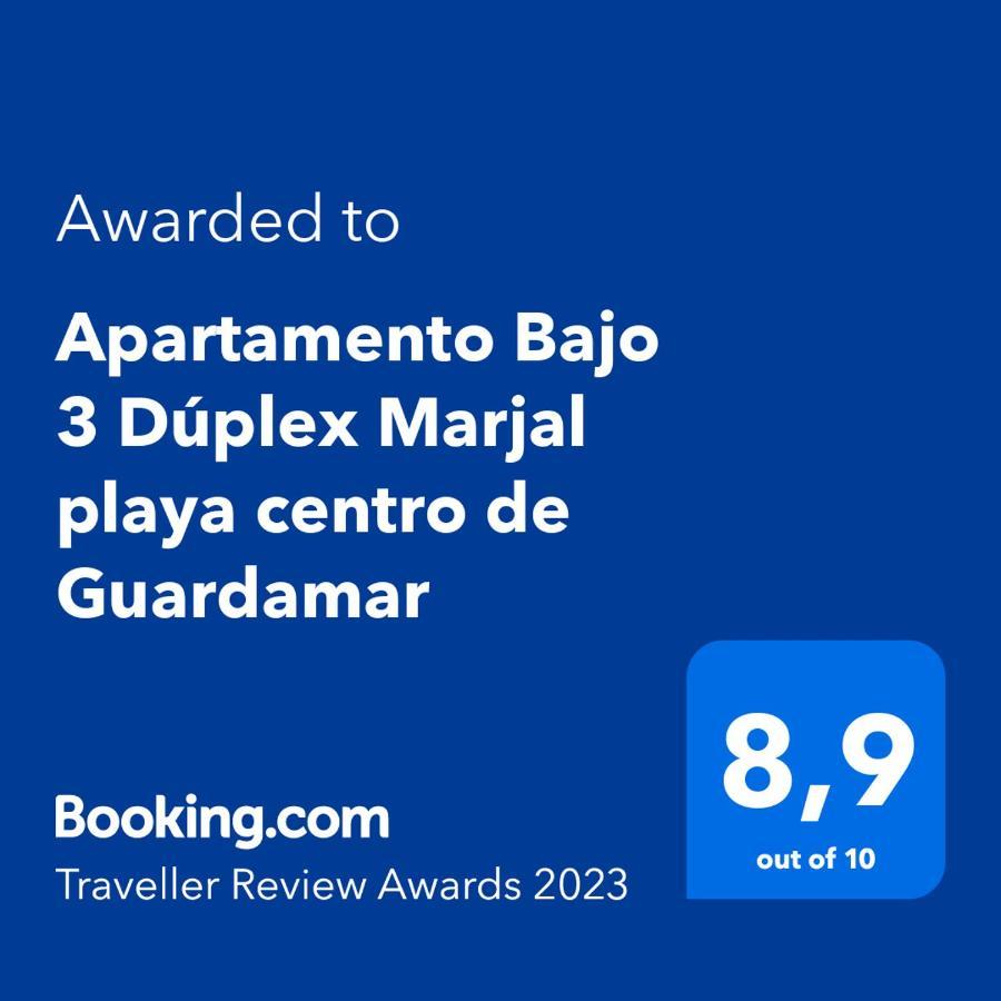 Apartamento Bajo 3 Duplex Marjal Playa Centro De Guardamar Guardamar del Segura Eksteriør billede